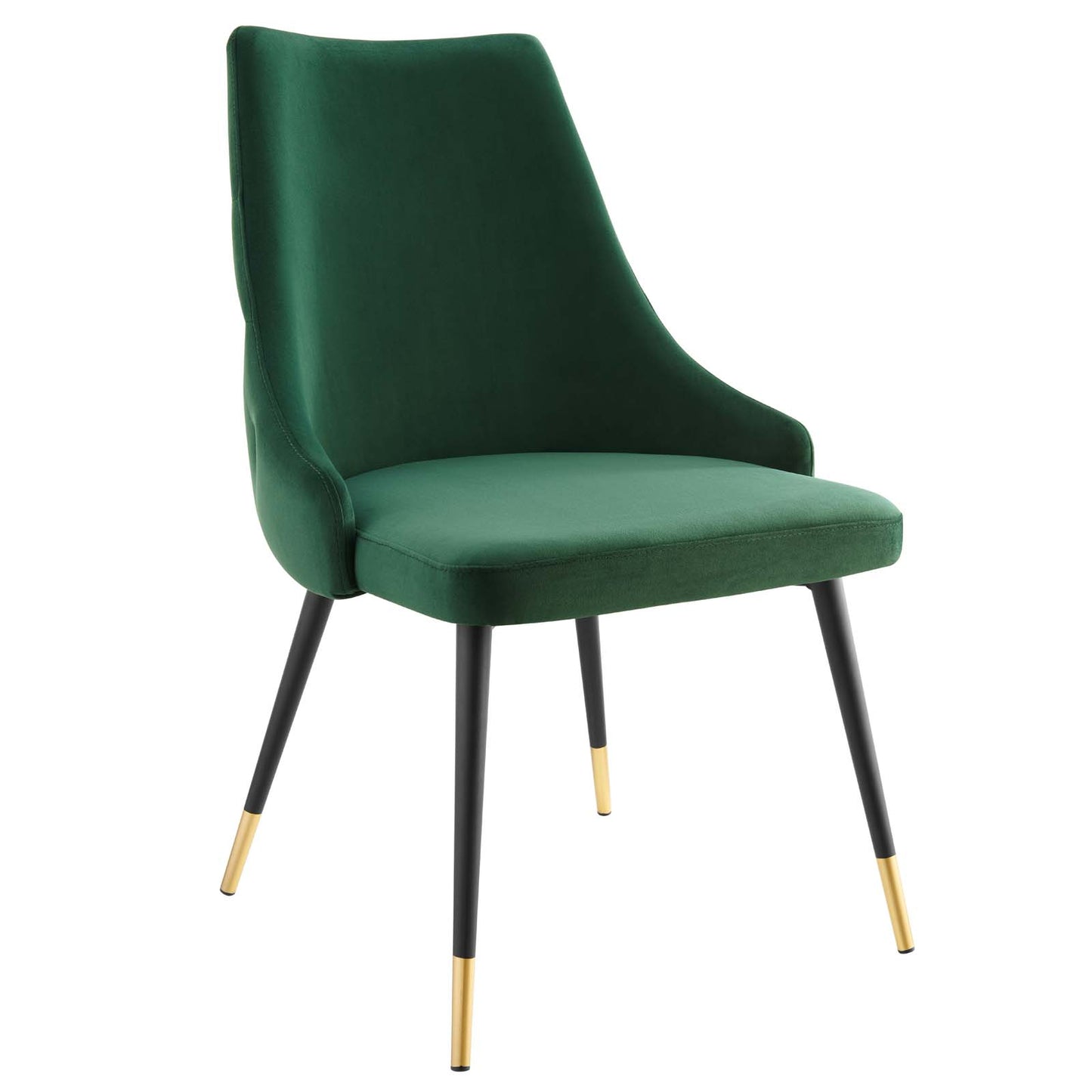 Adorn Tufted Performance Velvet Dining Side Chair Green EEI-3907-GRN