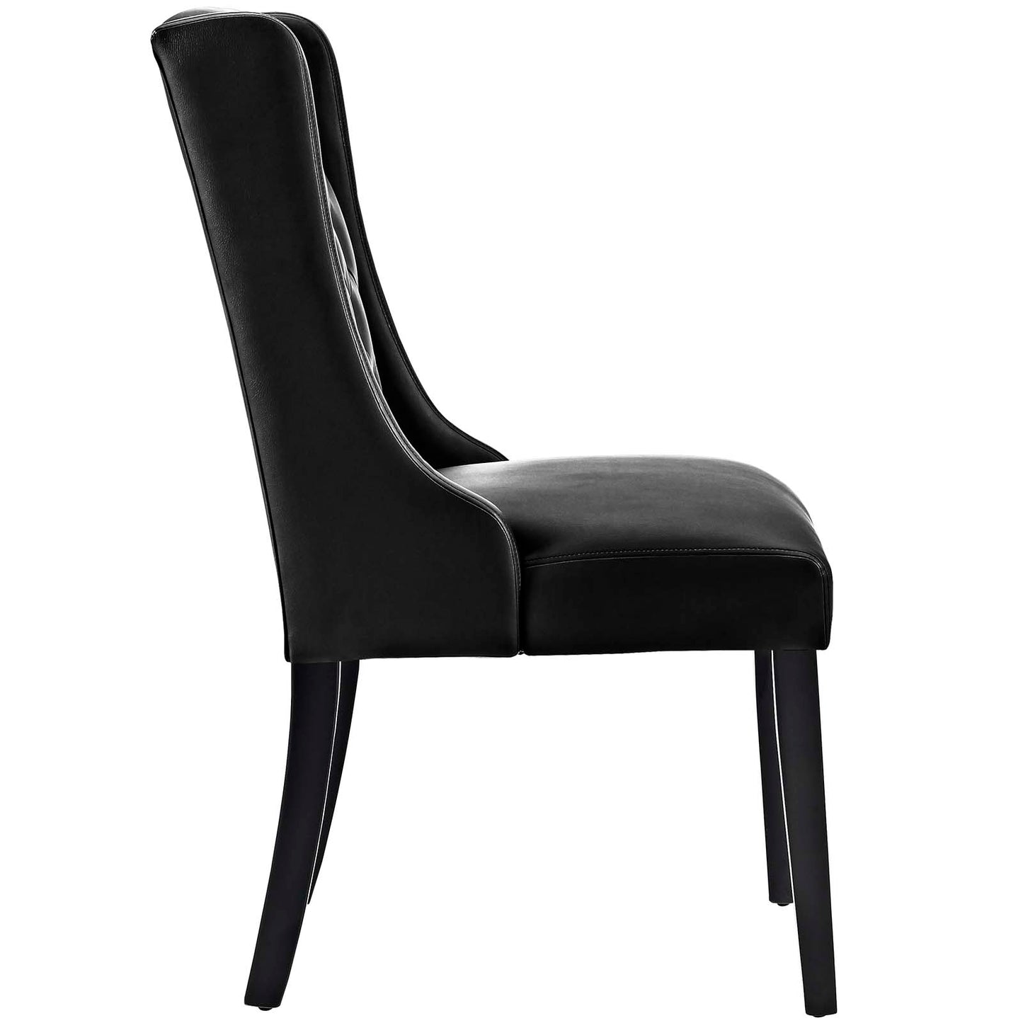 Baronet Vinyl Dining Chair Black EEI-3923-BLK