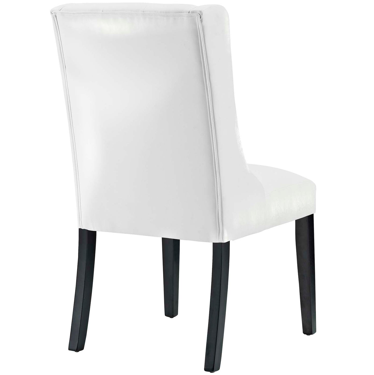 Baronet Vinyl Dining Chair White EEI-3923-WHI