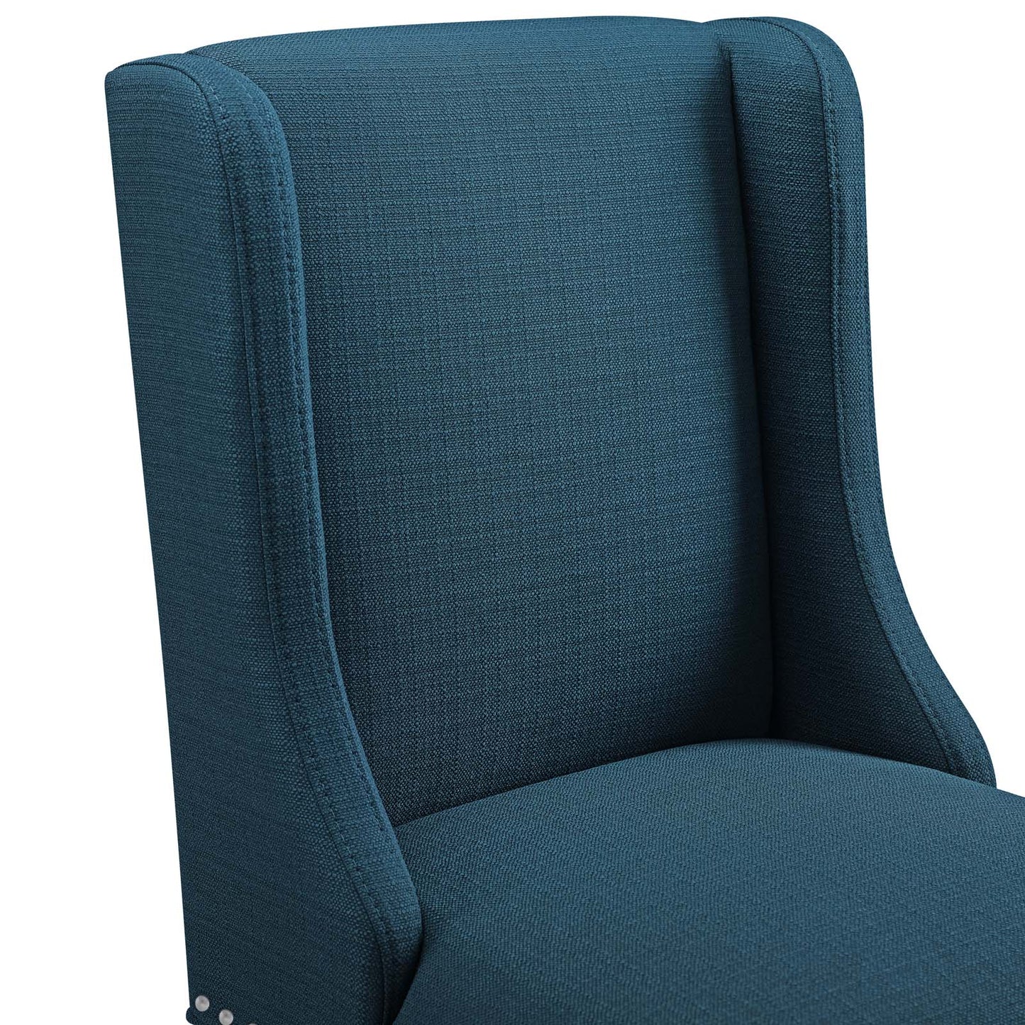Baron Bar Stool Upholstered Fabric Set of 2 Azure EEI-4018-AZU