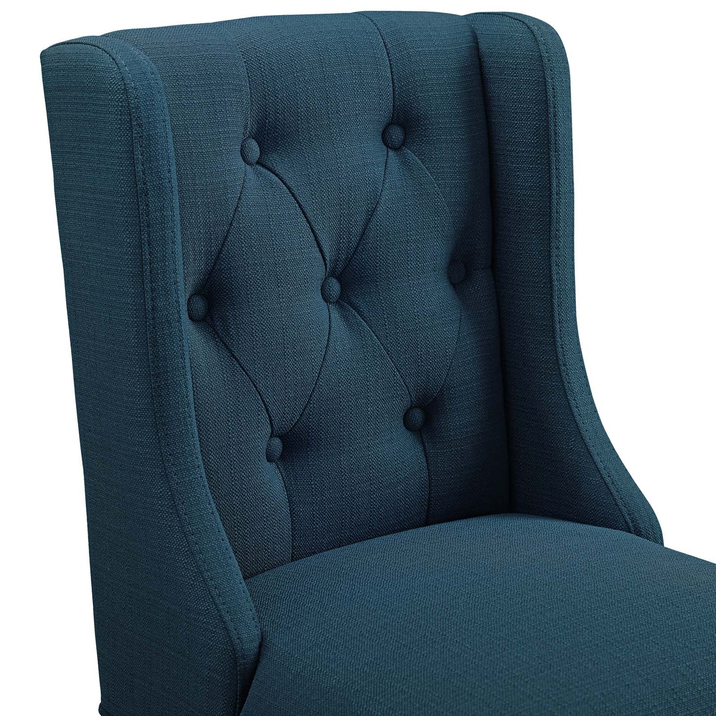 Baronet Counter Bar Stool Upholstered Fabric Set of 2 Azure EEI-4020-AZU