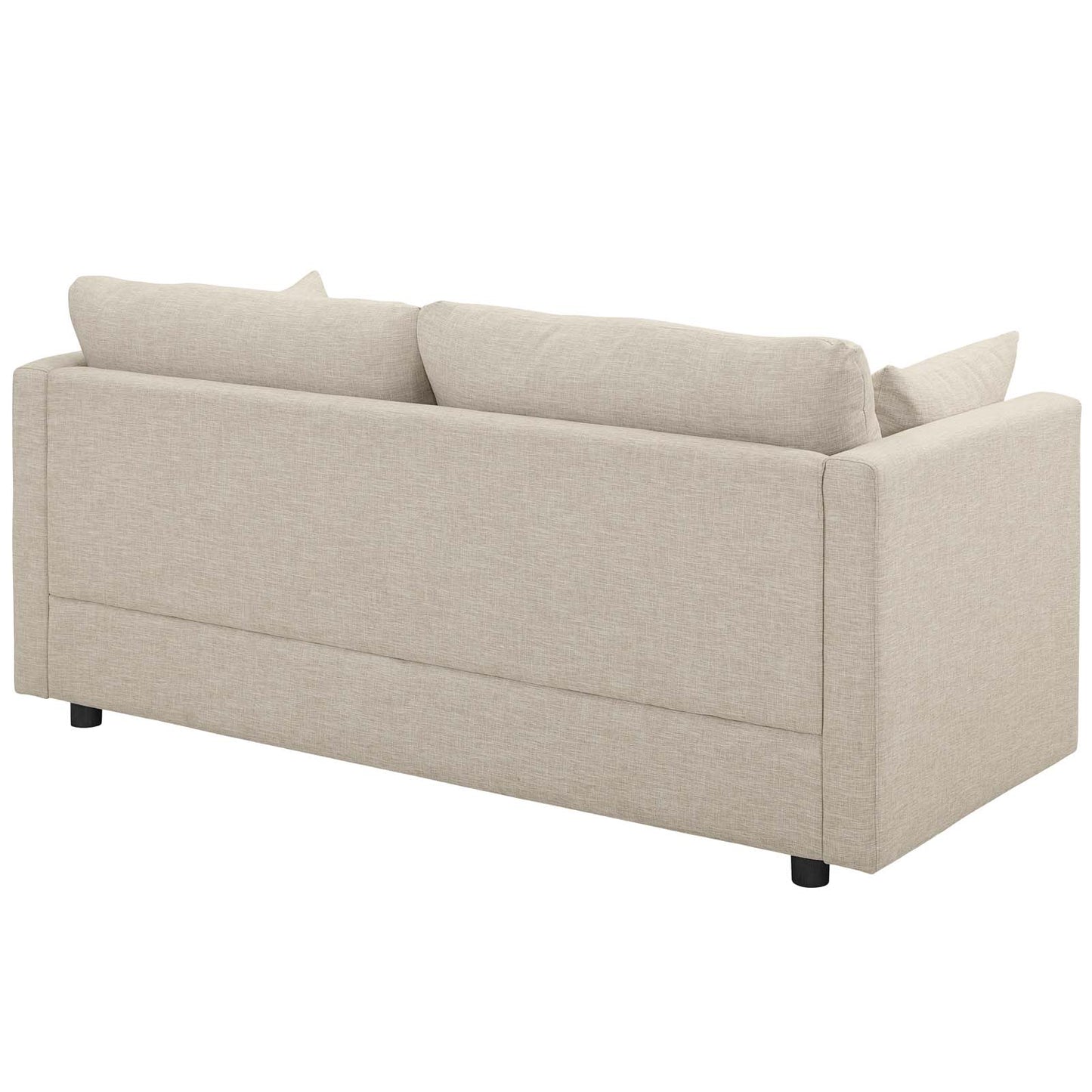 Activate Upholstered Fabric Sofa and Armchair Set Beige EEI-4045-BEI-SET