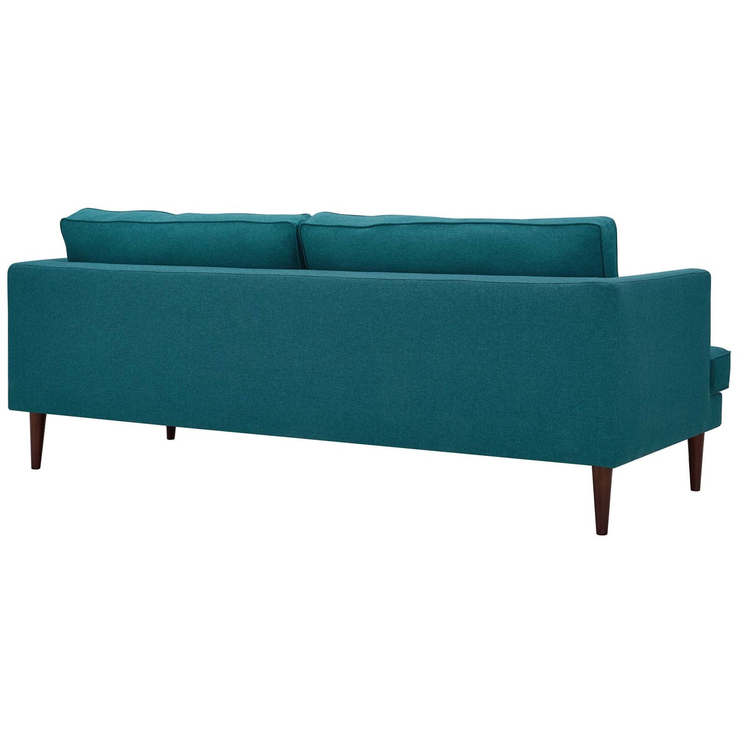 Agile Upholstered Fabric Sofa and Armchair Set Teal EEI-4080-TEA-SET