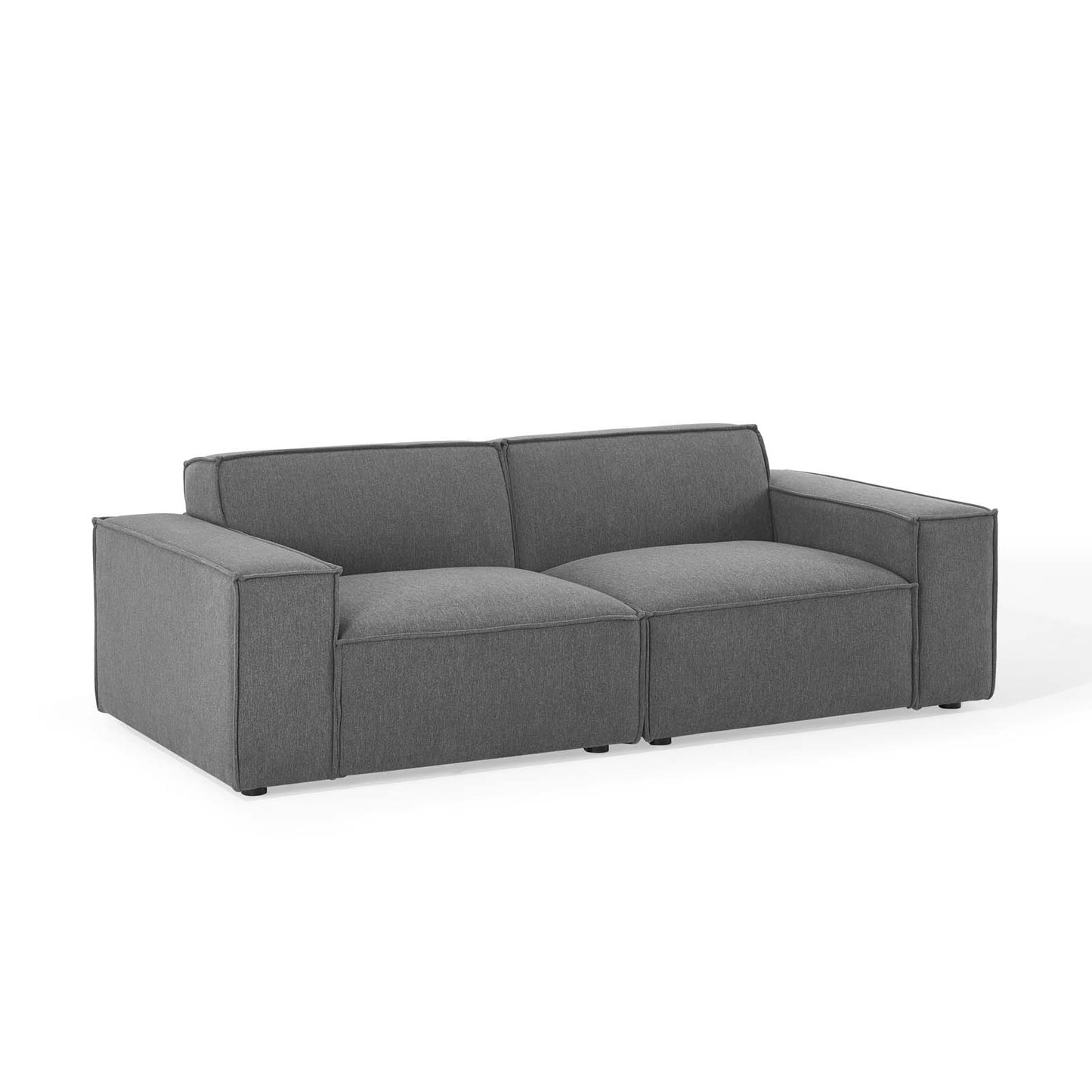 Restore 2-Piece Sectional Sofa Charcoal EEI-4111-CHA