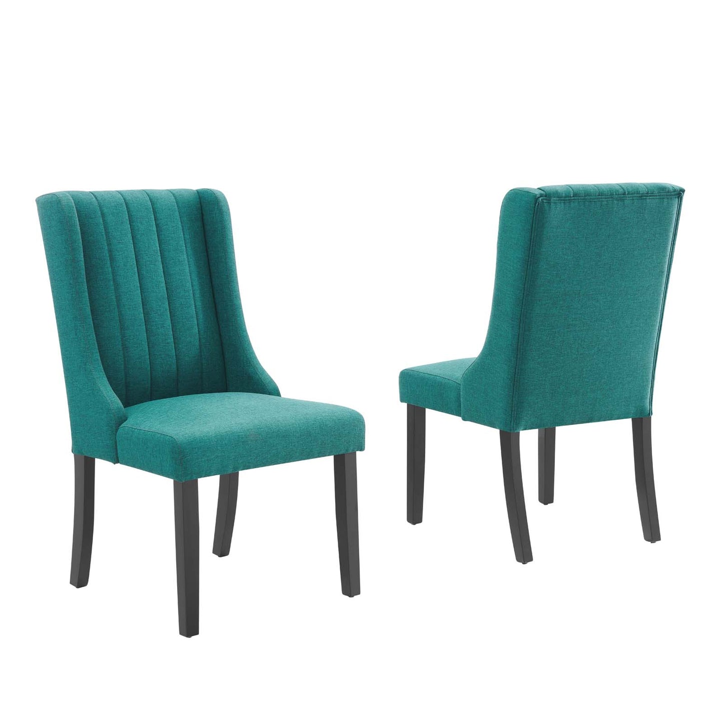 Renew Parsons Fabric Dining Side Chairs - Set of 2 Teal EEI-4245-TEA