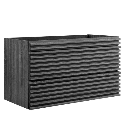 Render 36" Wall-Mount Bathroom Vanity Cabinet (Sink Basin Not Included) by Modway