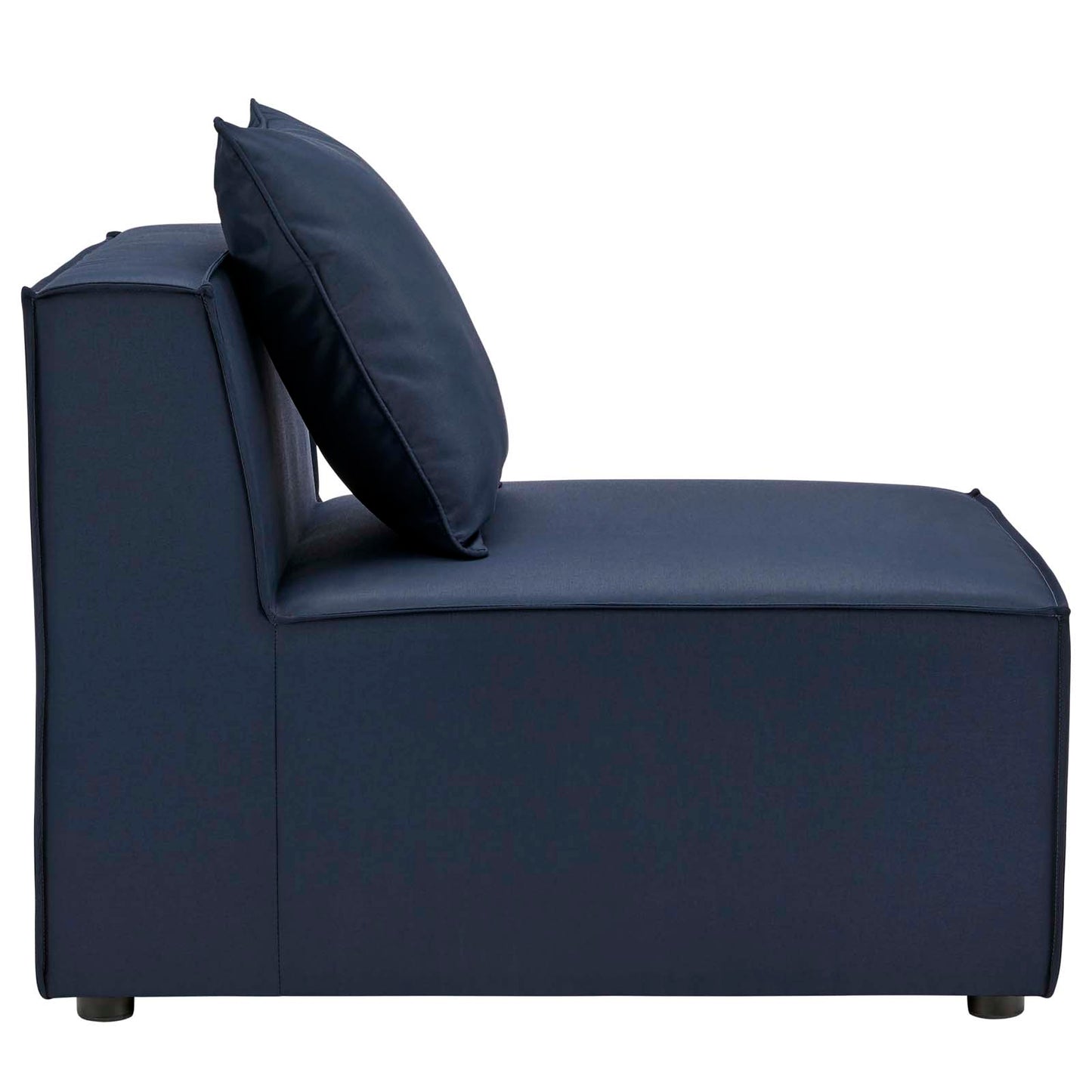 Saybrook Outdoor Patio Upholstered 8-Piece Sectional Sofa Navy EEI-4388-NAV