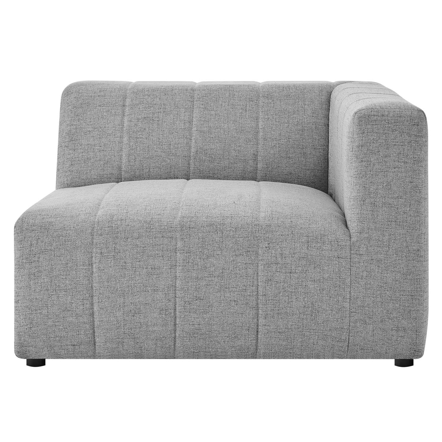 Bartlett Upholstered Fabric Right-Arm Chair Light Gray EEI-4394-LGR