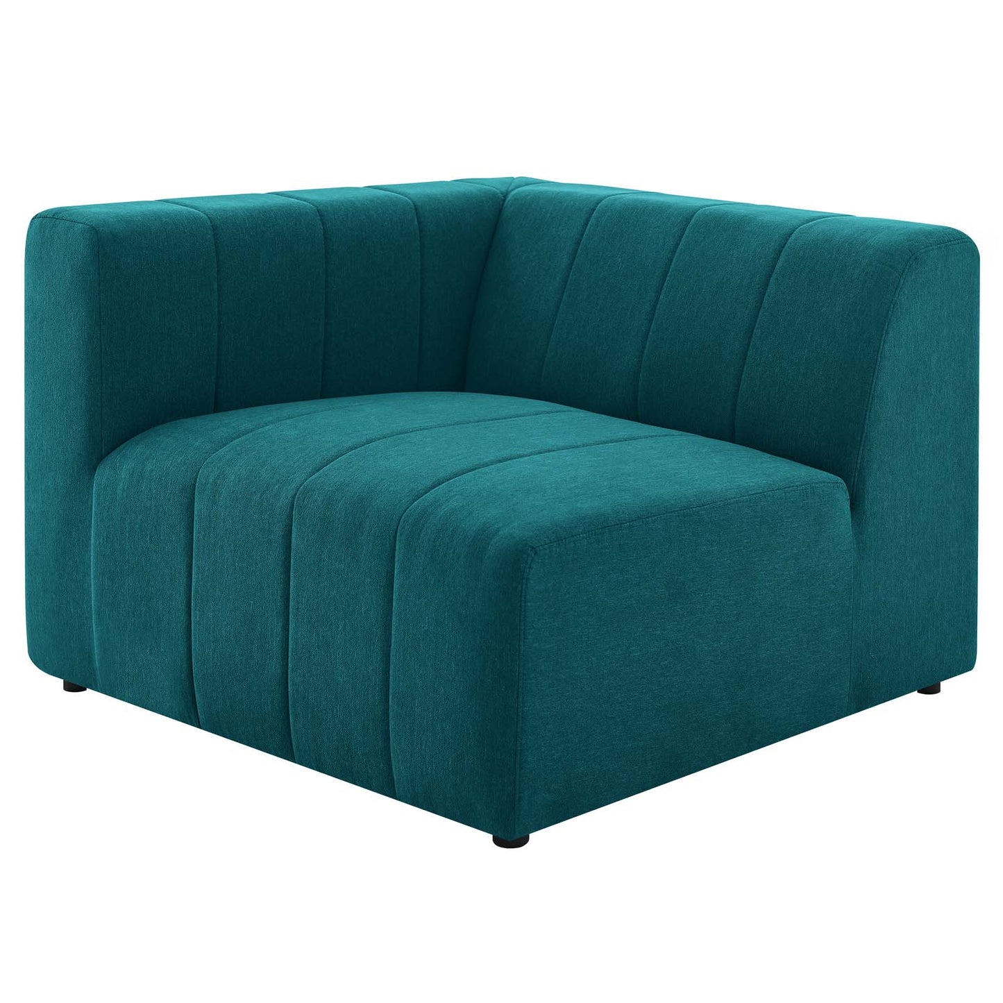 Bartlett Upholstered Fabric Left-Arm Chair Teal EEI-4396-TEA