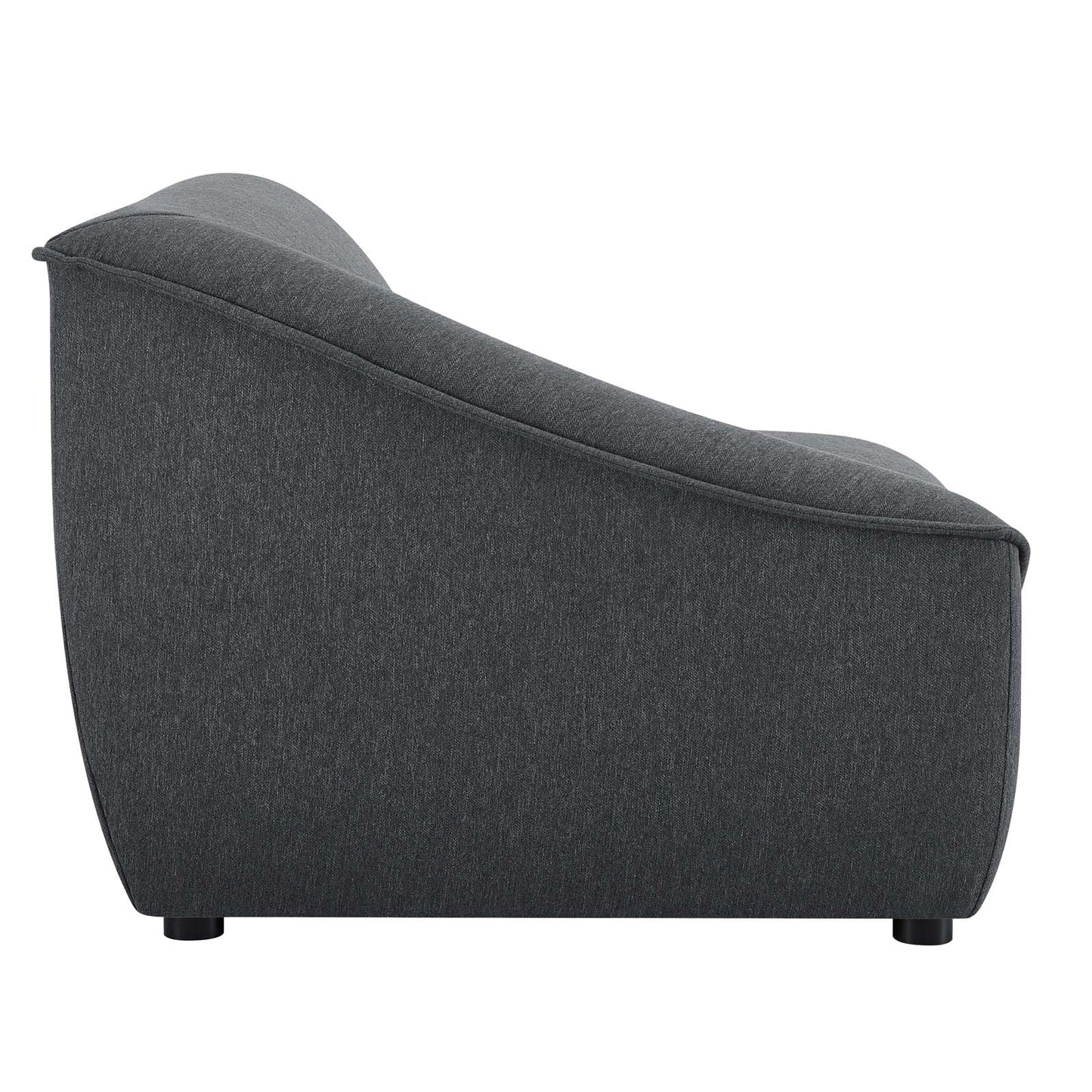 Comprise Left-Arm Sectional Sofa Chair Charcoal EEI-4415-CHA