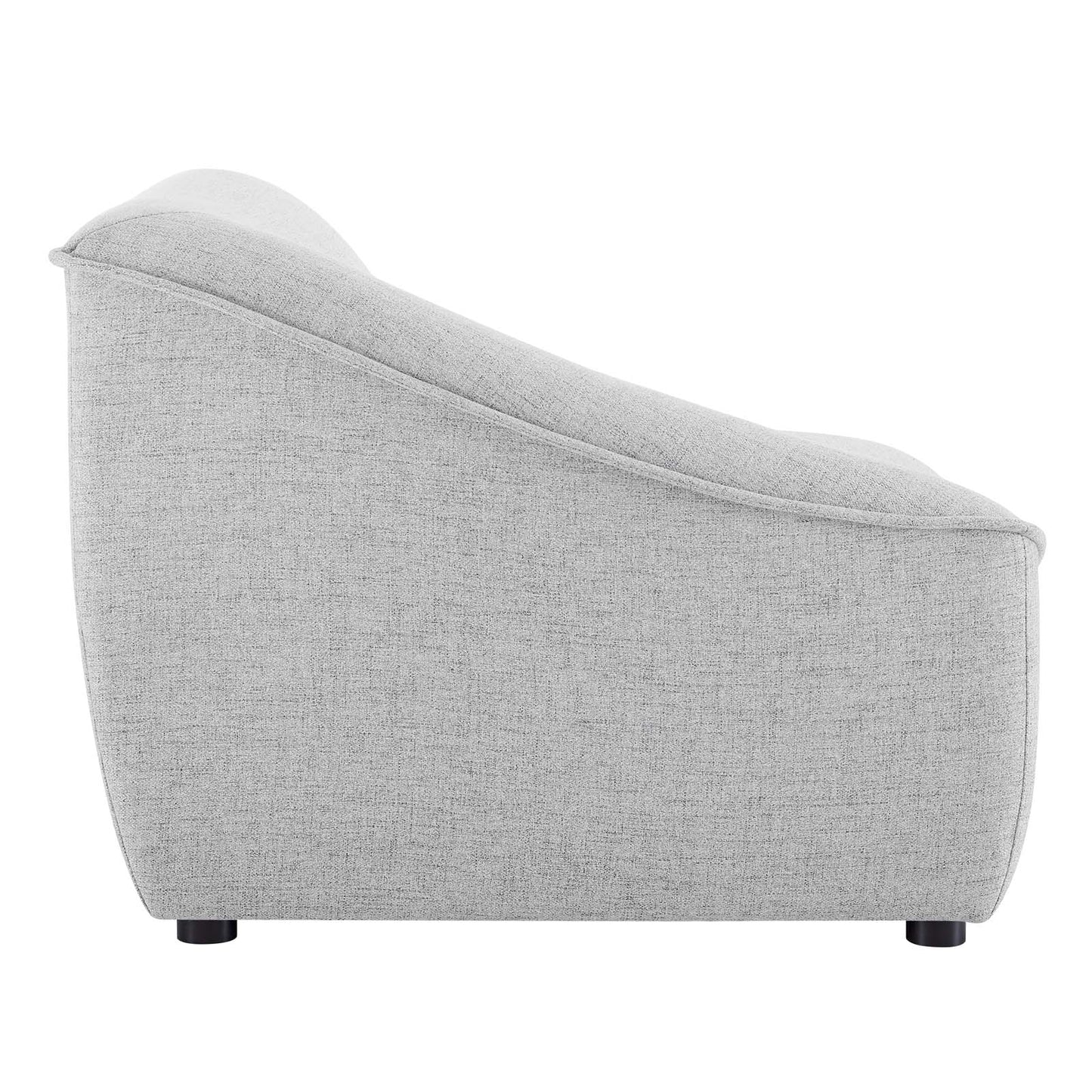 Comprise Left-Arm Sectional Sofa Chair Light Gray EEI-4415-LGR