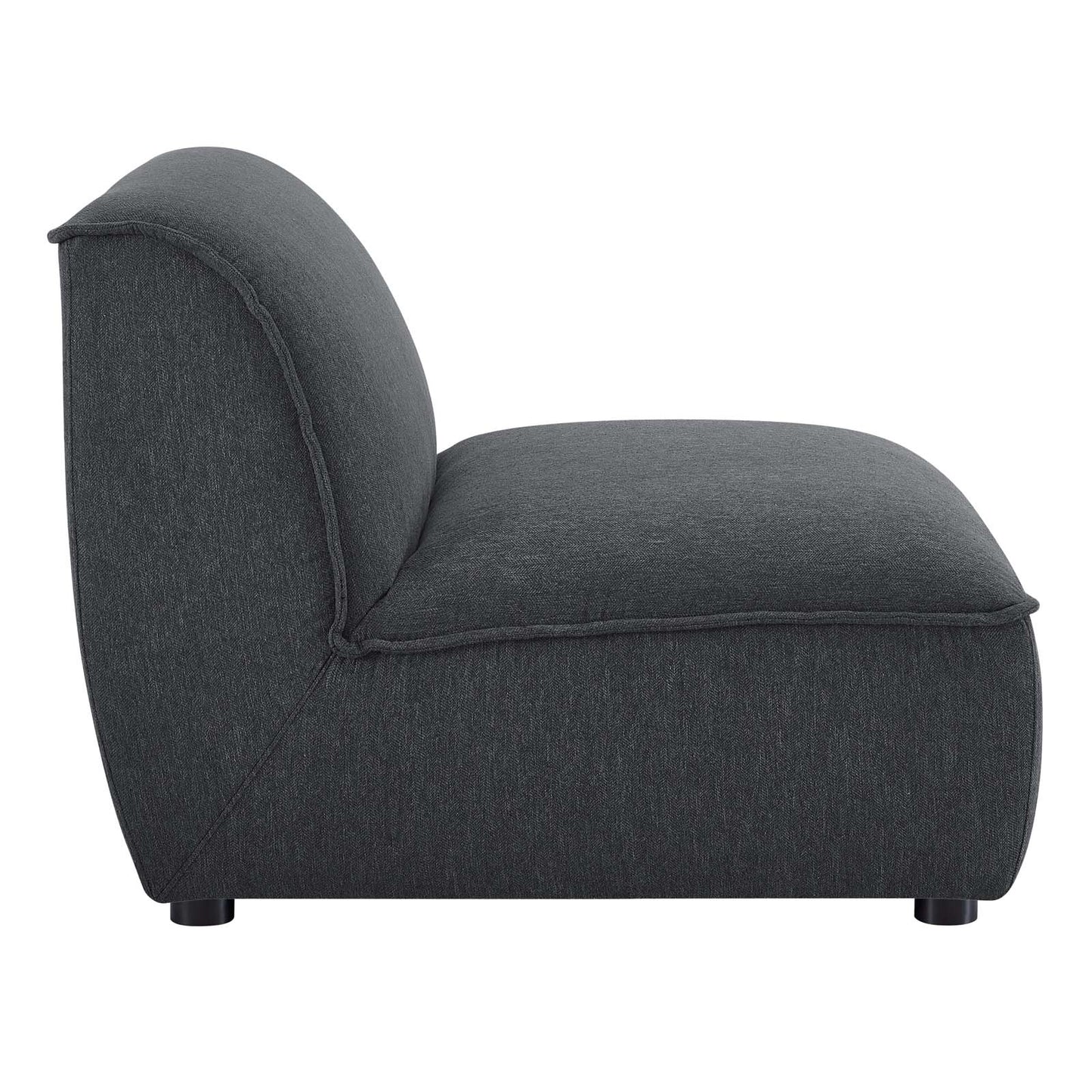 Comprise Armless Chair Charcoal EEI-4418-CHA