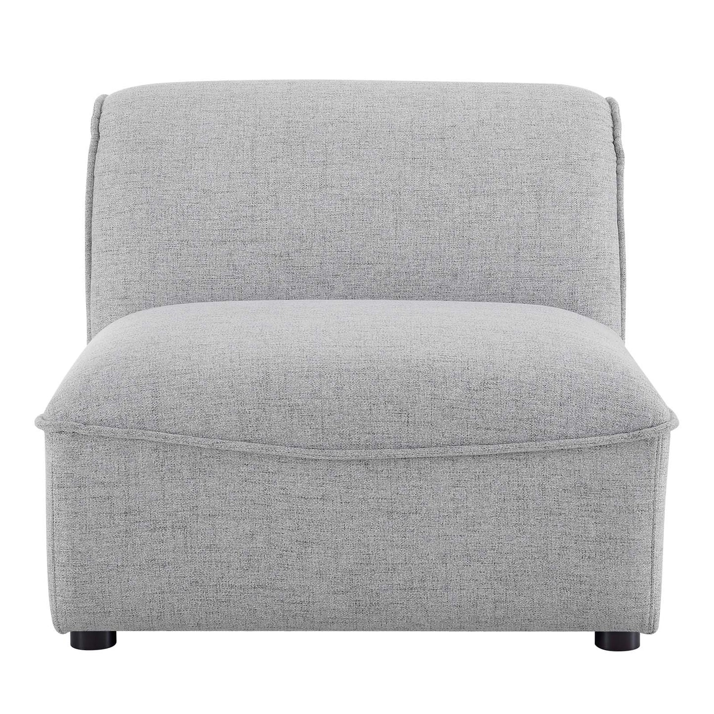 Comprise Armless Chair Light Gray EEI-4418-LGR