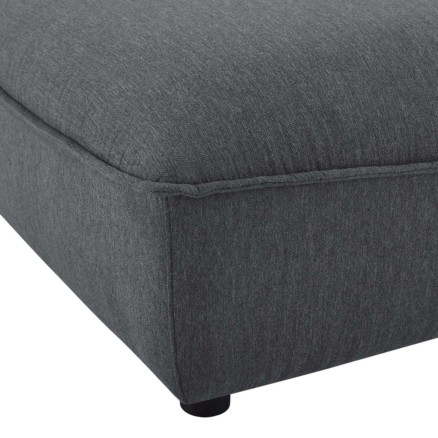 Comprise Sectional Sofa Ottoman Charcoal EEI-4419-CHA
