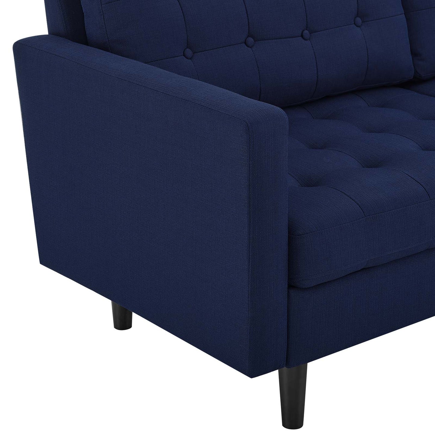 Exalt Tufted Fabric Sofa Royal Blue EEI-4445-ROY