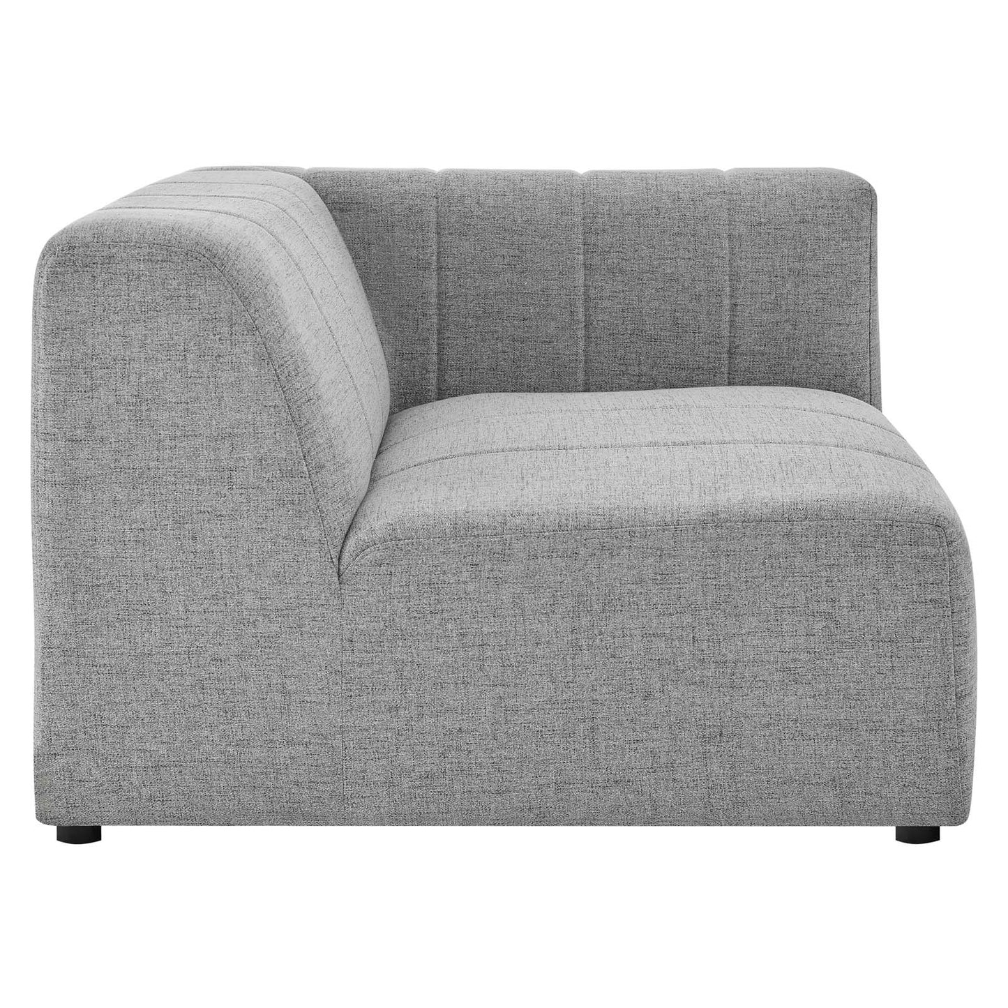 Bartlett Upholstered Fabric 4-Piece Sectional Sofa Light Gray EEI-4516-LGR