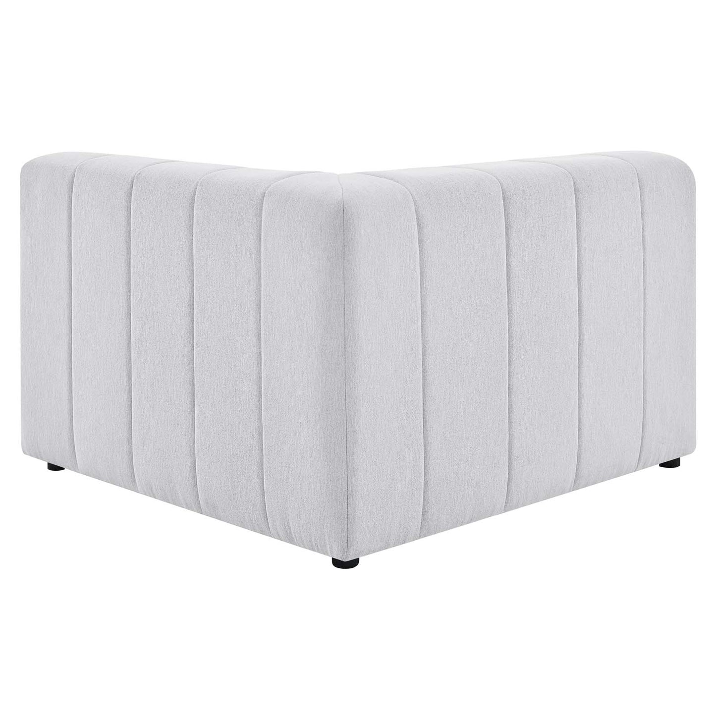 Bartlett Upholstered Fabric 5-Piece Sectional Sofa Ivory EEI-4520-IVO