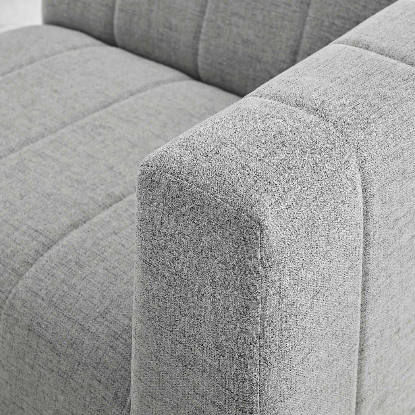 Bartlett Upholstered Fabric 5-Piece Sectional Sofa Light Gray EEI-4520-LGR