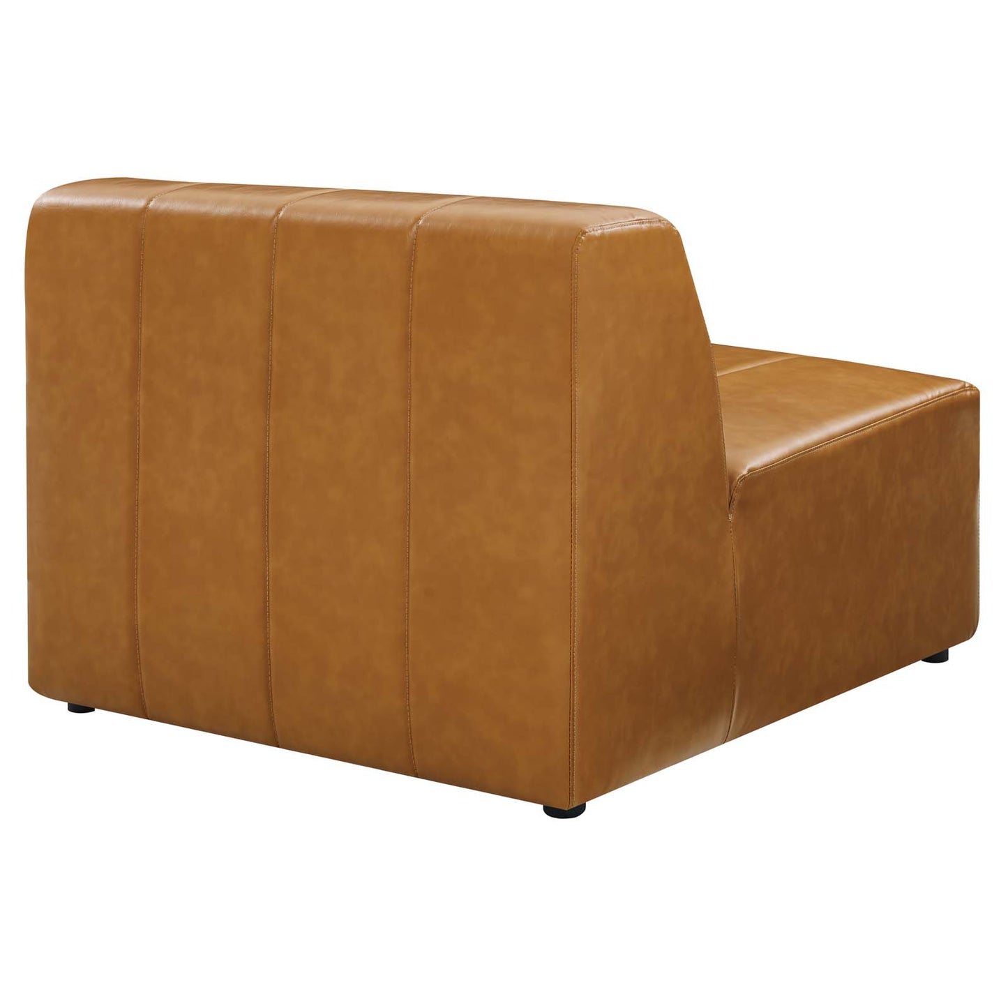 Bartlett Vegan Leather 5-Piece Sectional Sofa Tan EEI-4521-TAN