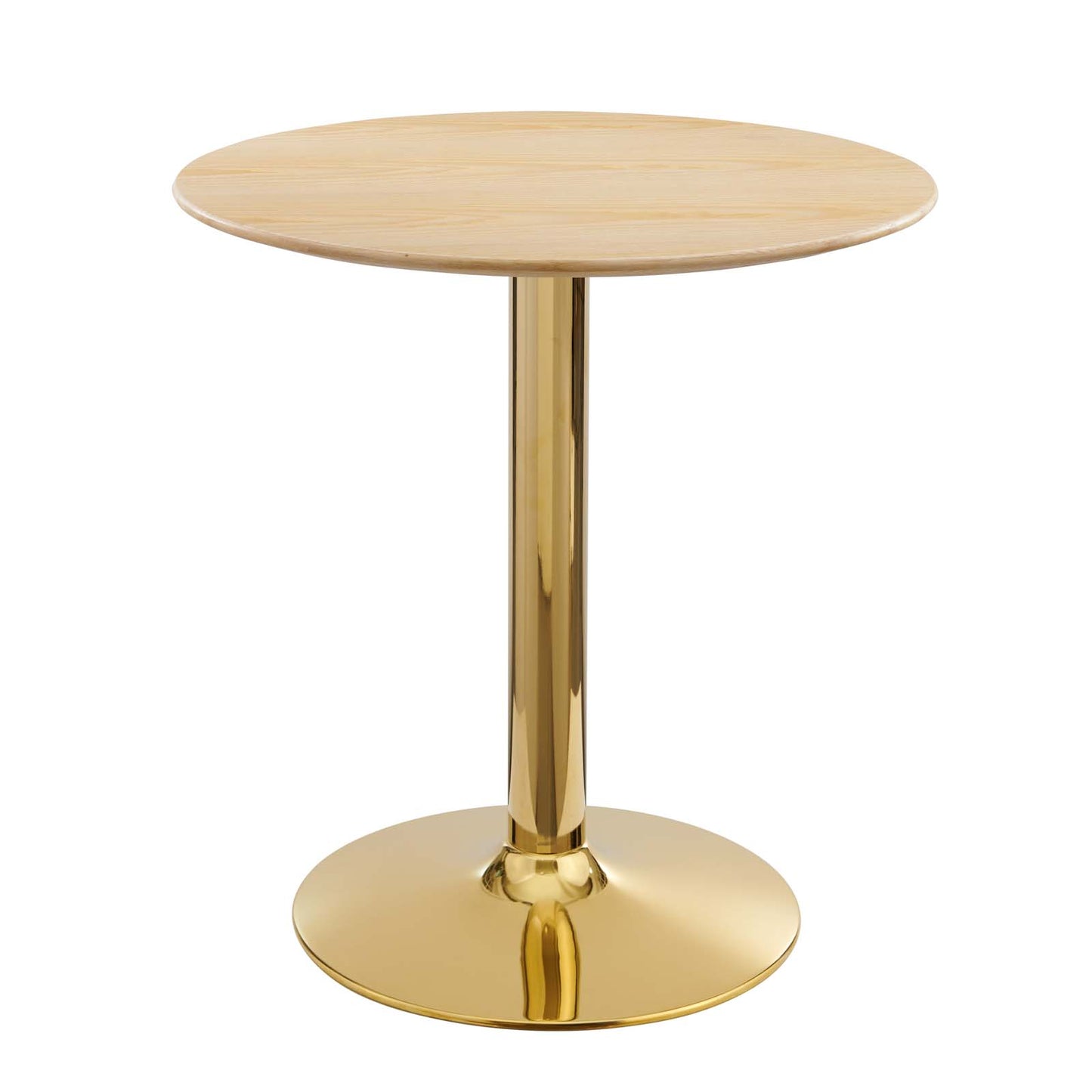 Verne 28" Dining Table Gold Natural EEI-4552-GLD-NAT
