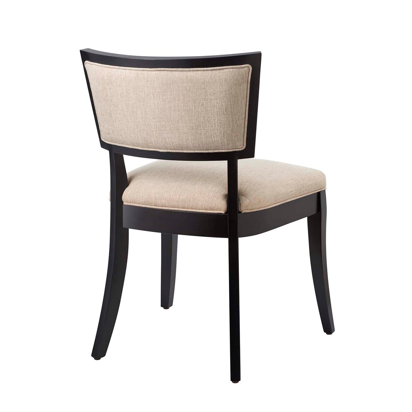 Pristine Upholstered Fabric Dining Chairs - Set of 2 Beige EEI-4557-BEI