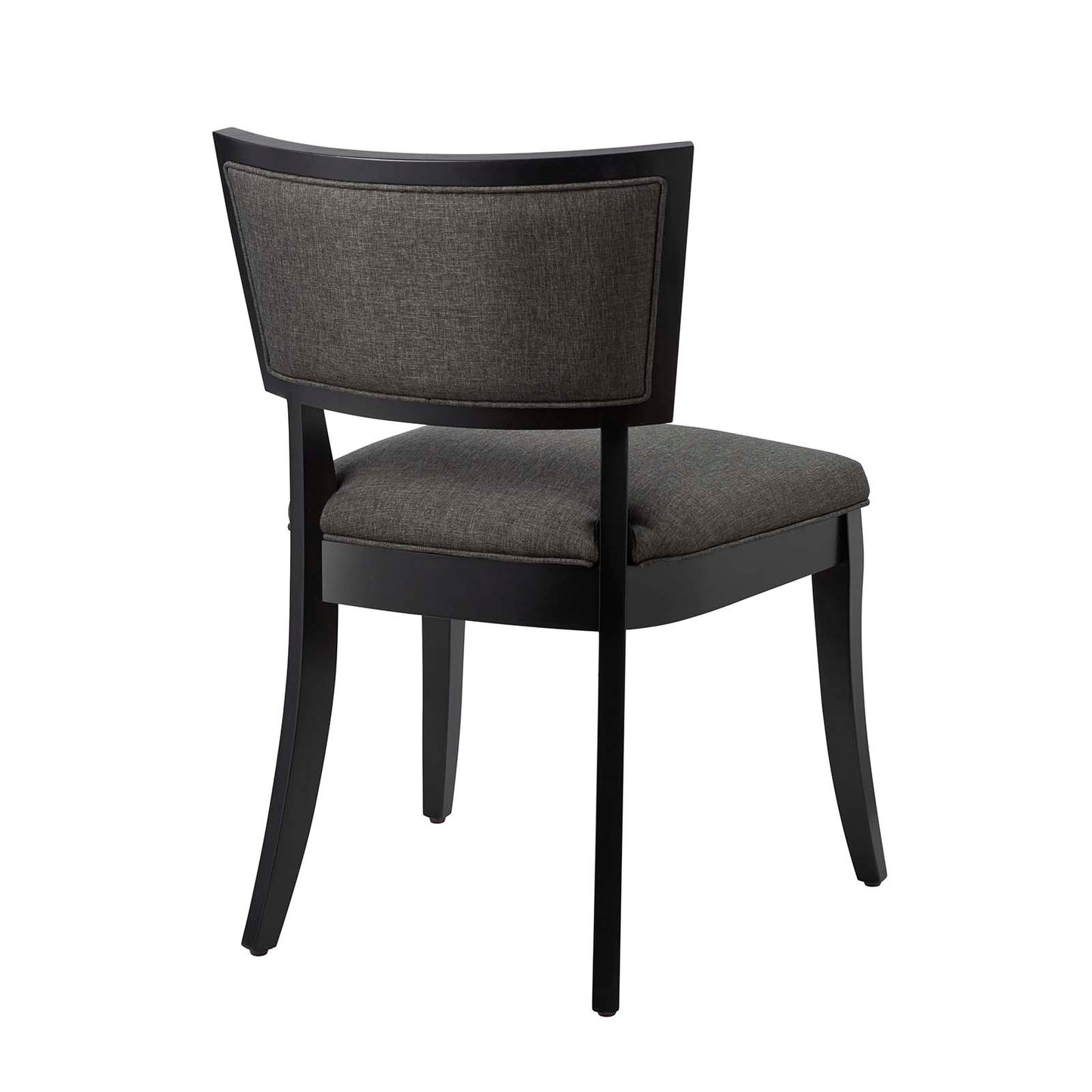 Pristine Upholstered Fabric Dining Chairs - Set of 2 Gray EEI-4557-GRY