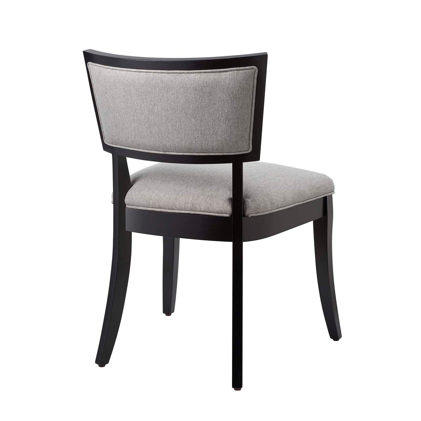 Pristine Upholstered Fabric Dining Chairs - Set of 2 Light Gray EEI-4557-LGR