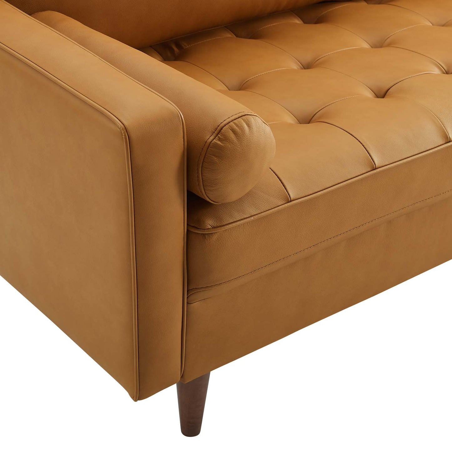 Valour Leather Sofa Tan EEI-4633-TAN