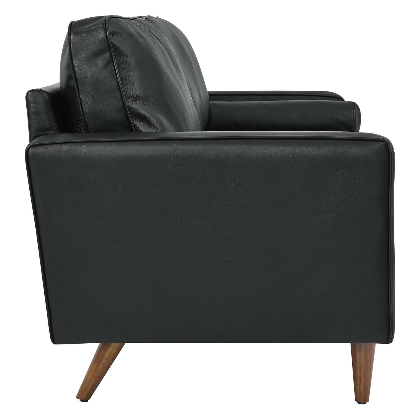 Valour 81" Leather Sofa Black EEI-4634-BLK
