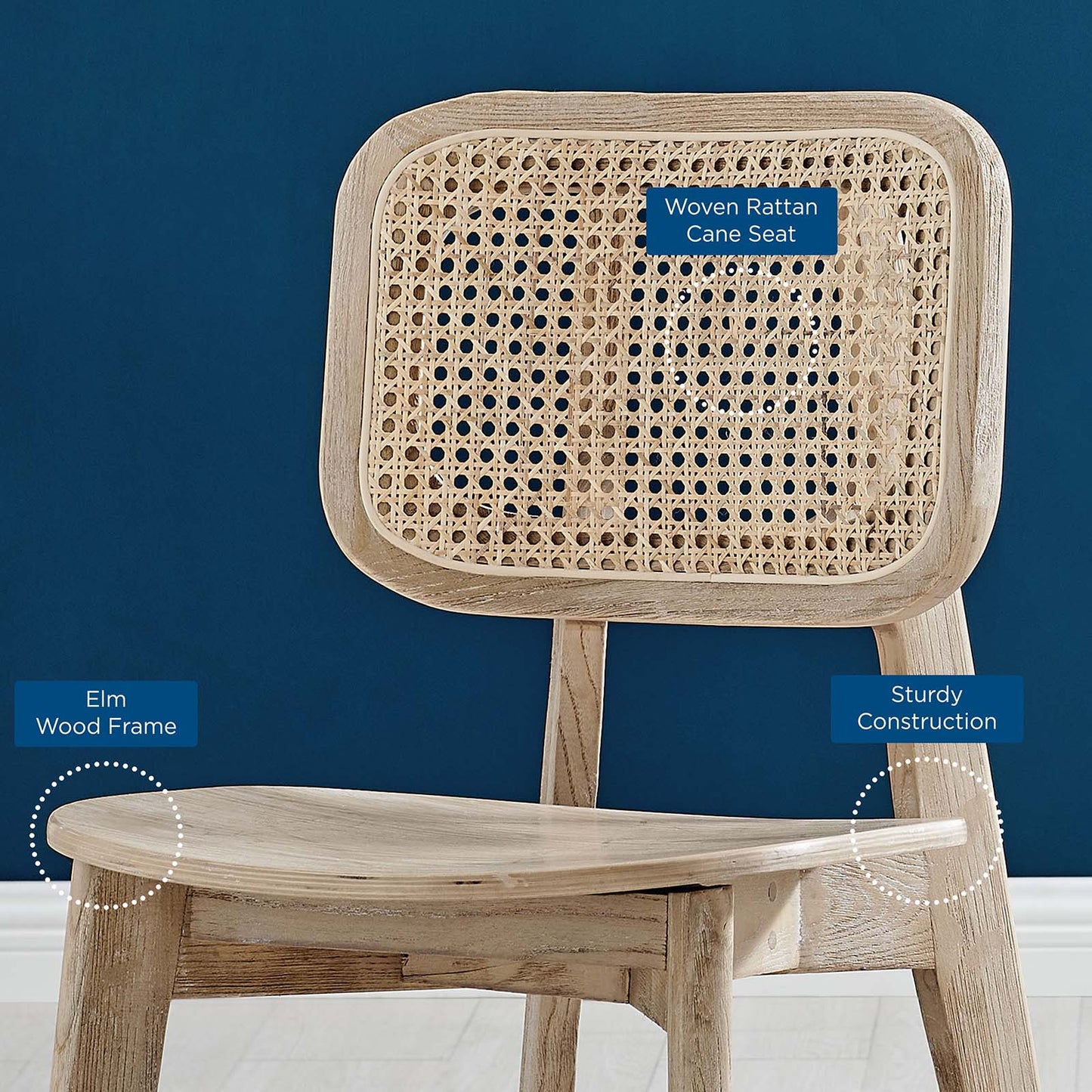 Habitat Wood Dining Side Chair Set of 2 or Single Options - EEI-4645 & EEI-6077