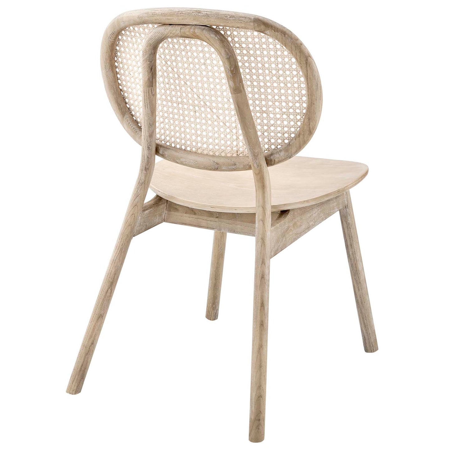 Malina Wood Dining Side Chair Gray