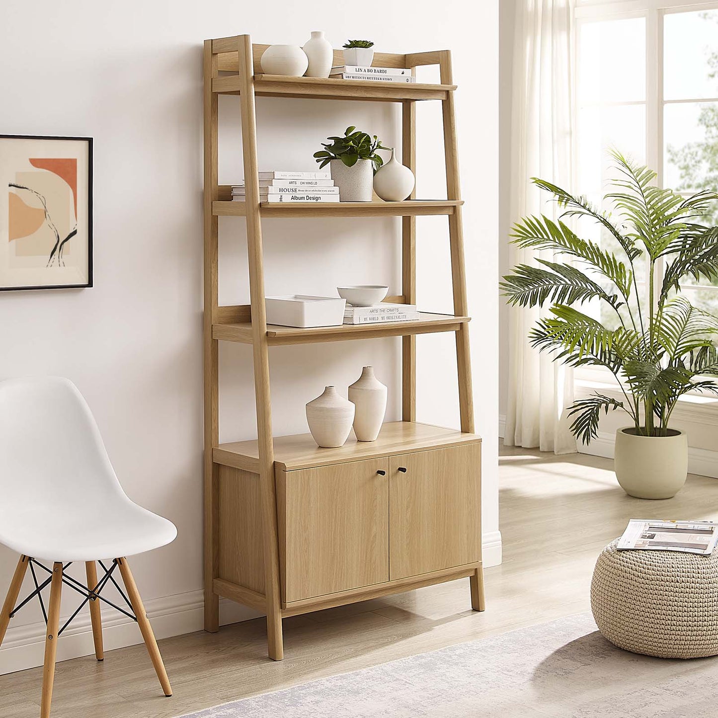 Bixby 33" Bookshelf Oak EEI-4656-OAK