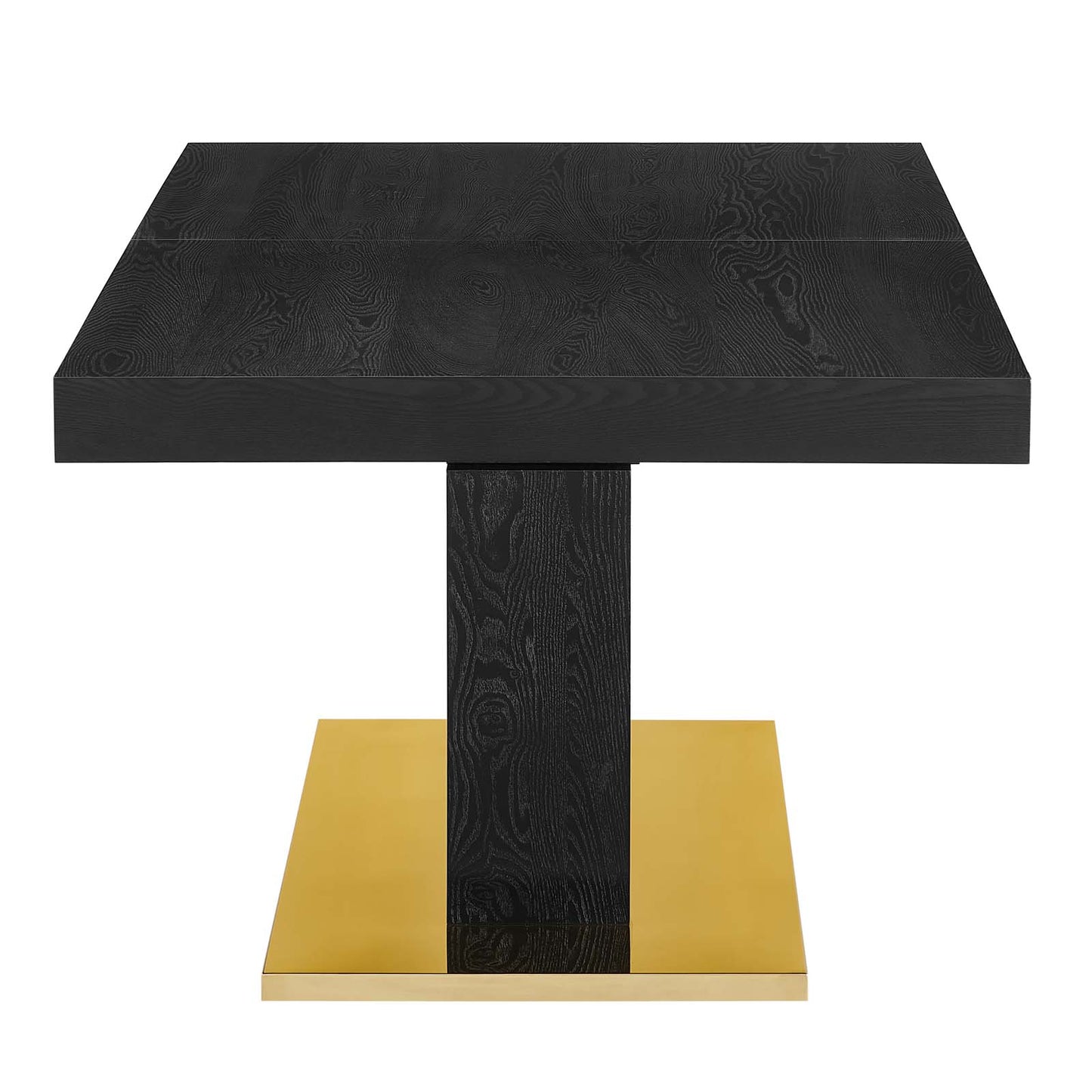 Vector Expandable Dining Table Black Gold EEI-4660-BLK-GLD