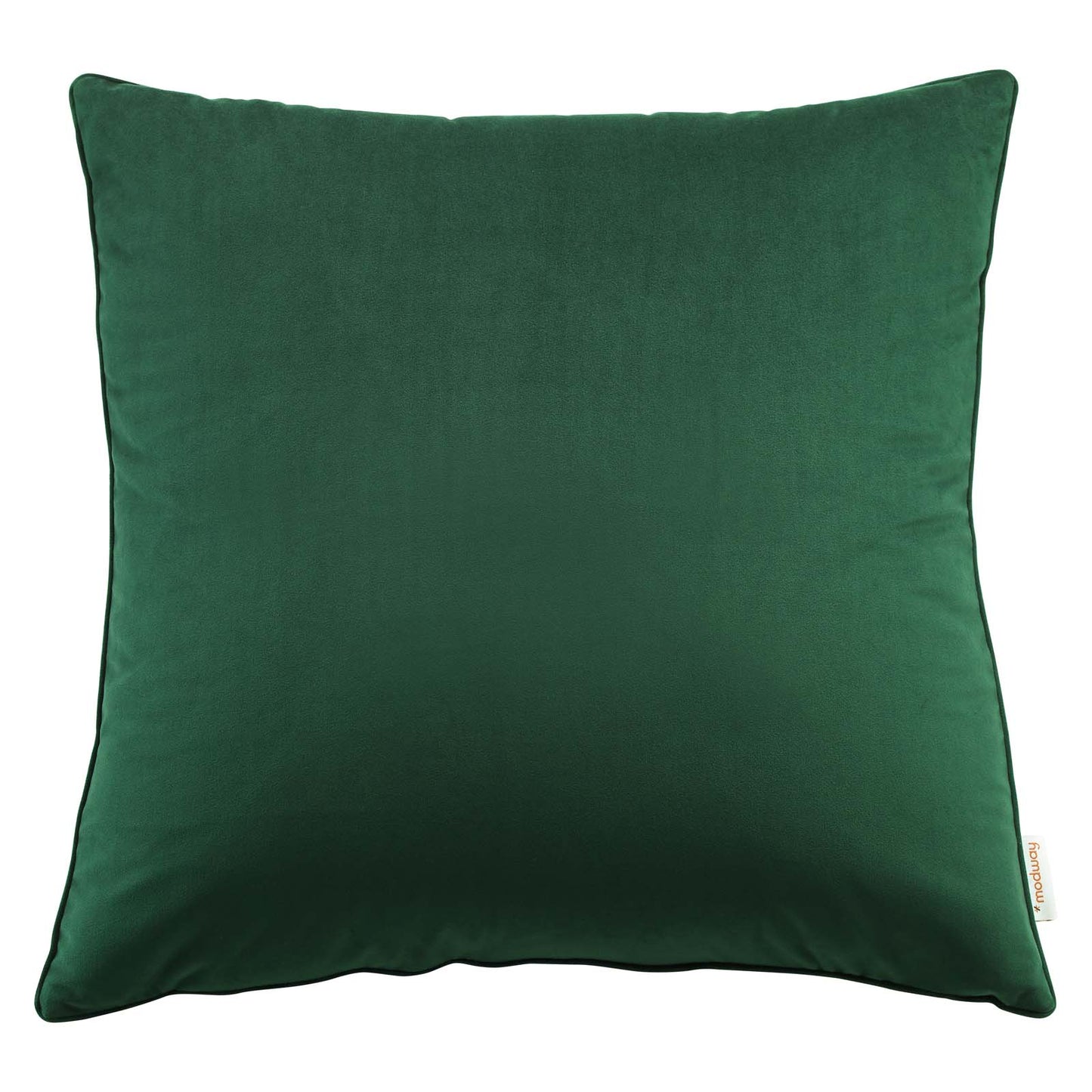 Enhance 24" Performance Velvet Throw Pillow Green EEI-4701-GRN