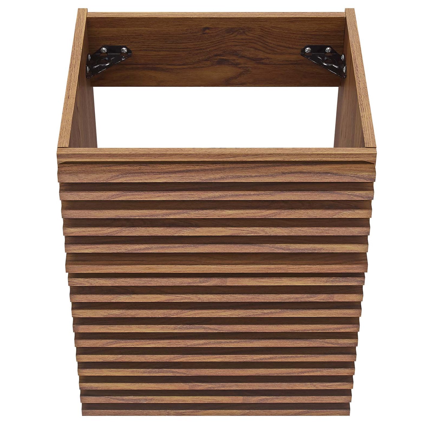 Render 18" Wall-Mount Bathroom Vanity Cabinet (Sink Basin Not Included) Walnut