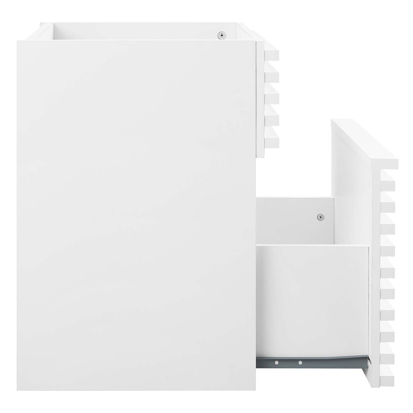 Render 18" Wall-Mount Bathroom Vanity Cabinet (Sink Basin Not Included) White EEI-4848-WHI