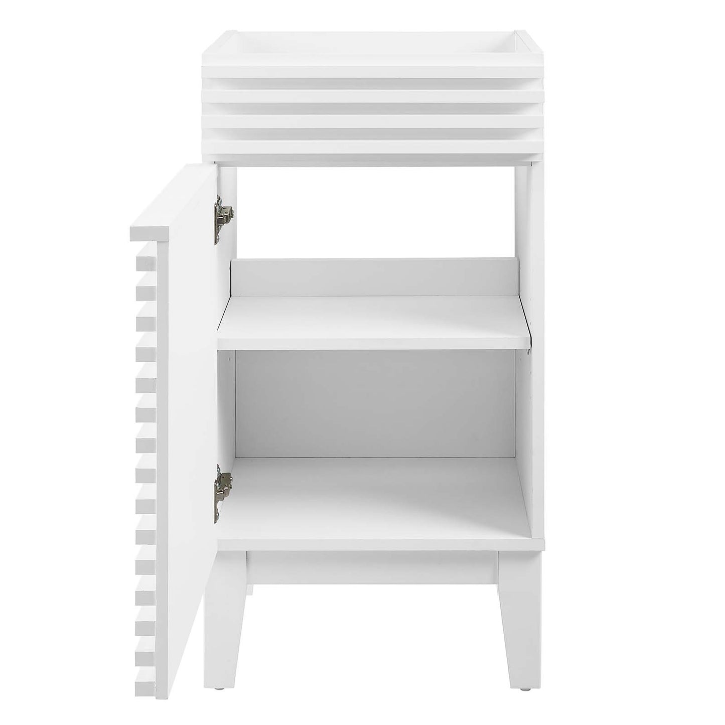 Render 18" Bathroom Vanity Cabinet (Sink Basin Not Included) White EEI-4849-WHI