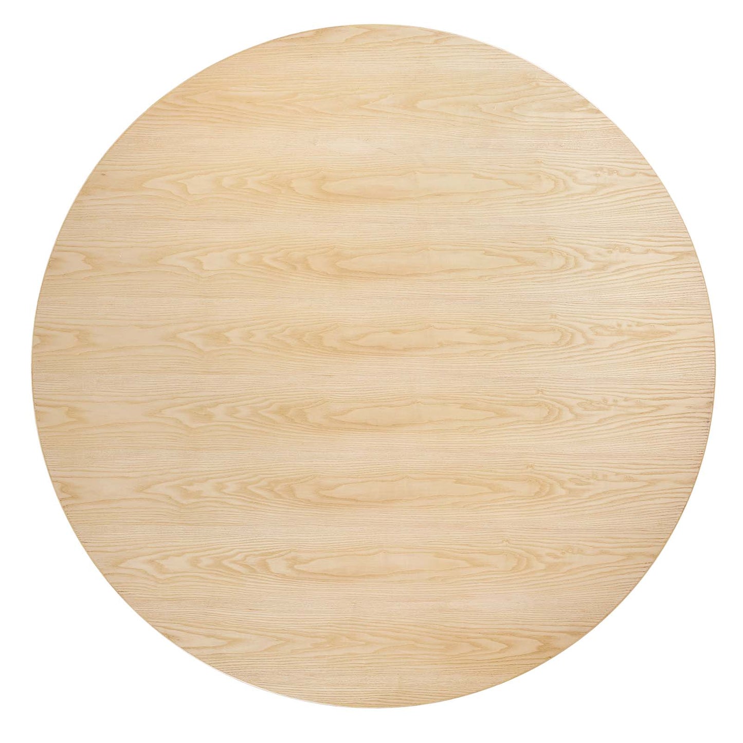 Lippa 60" Round Artificial Marble & Wood Grain Dining Table