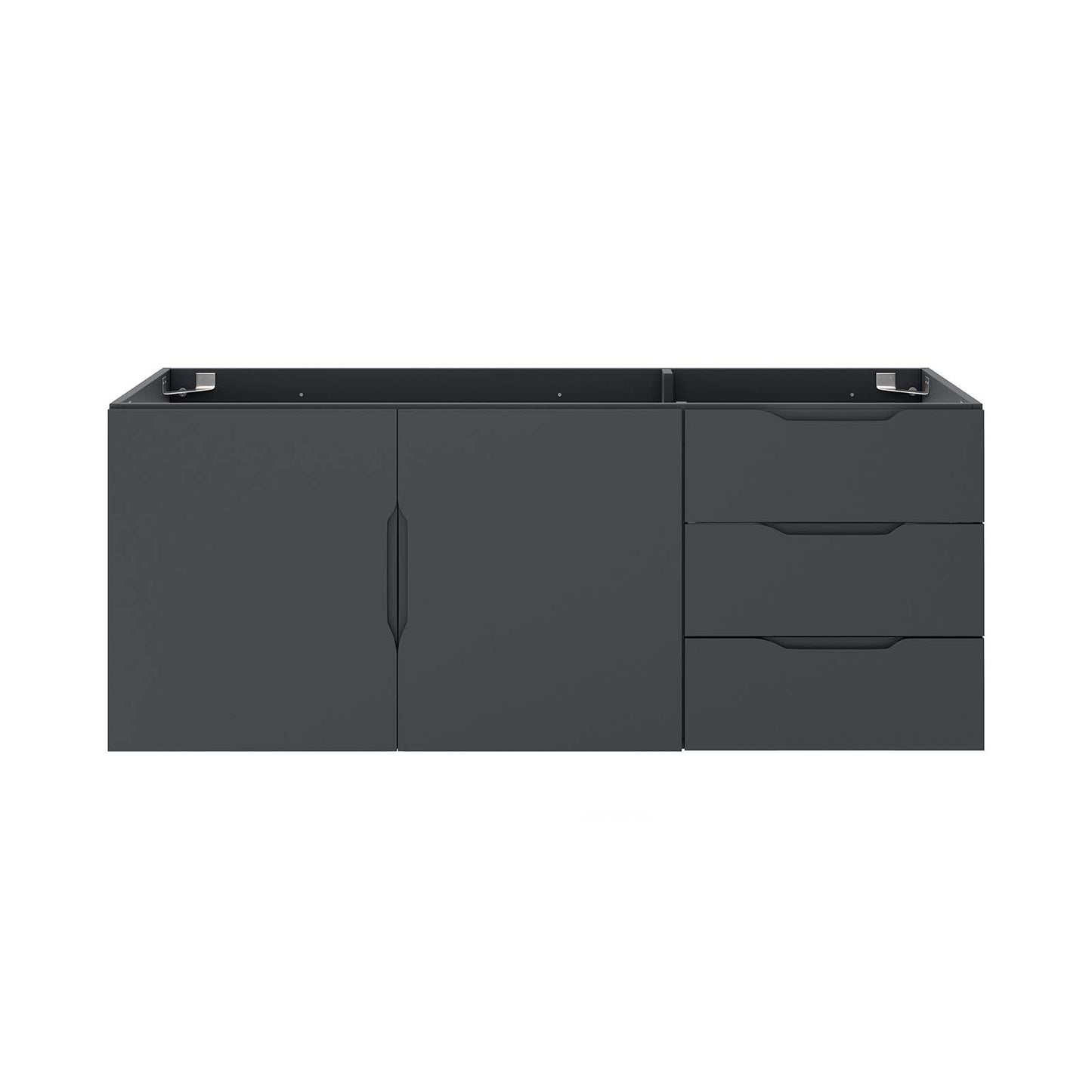 Vitality 48" Double or Single Sink Compatible (Not Included) Bathroom Vanity Cabinet Gray EEI-4895-GRY