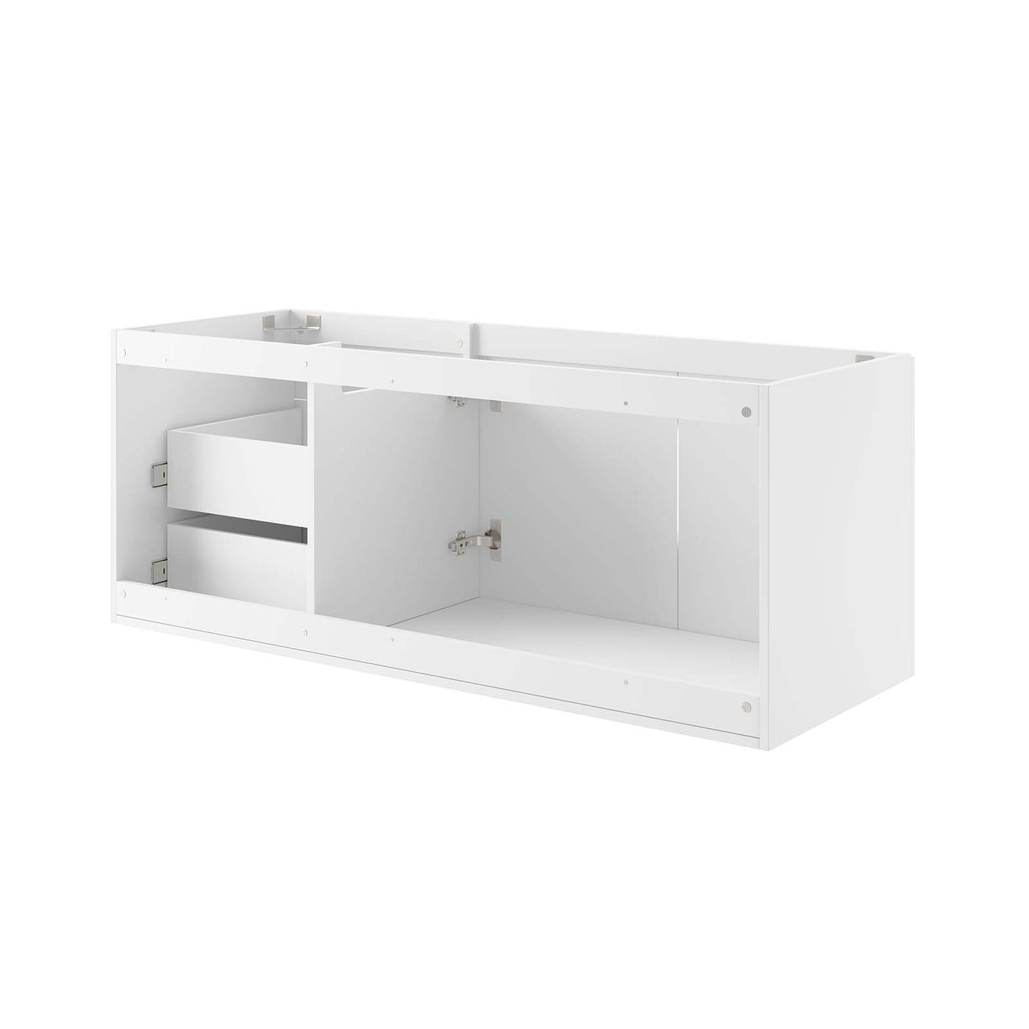 Vitality 48" Double or Single Sink Compatible (Not Included) Bathroom Vanity Cabinet White EEI-4895-WHI