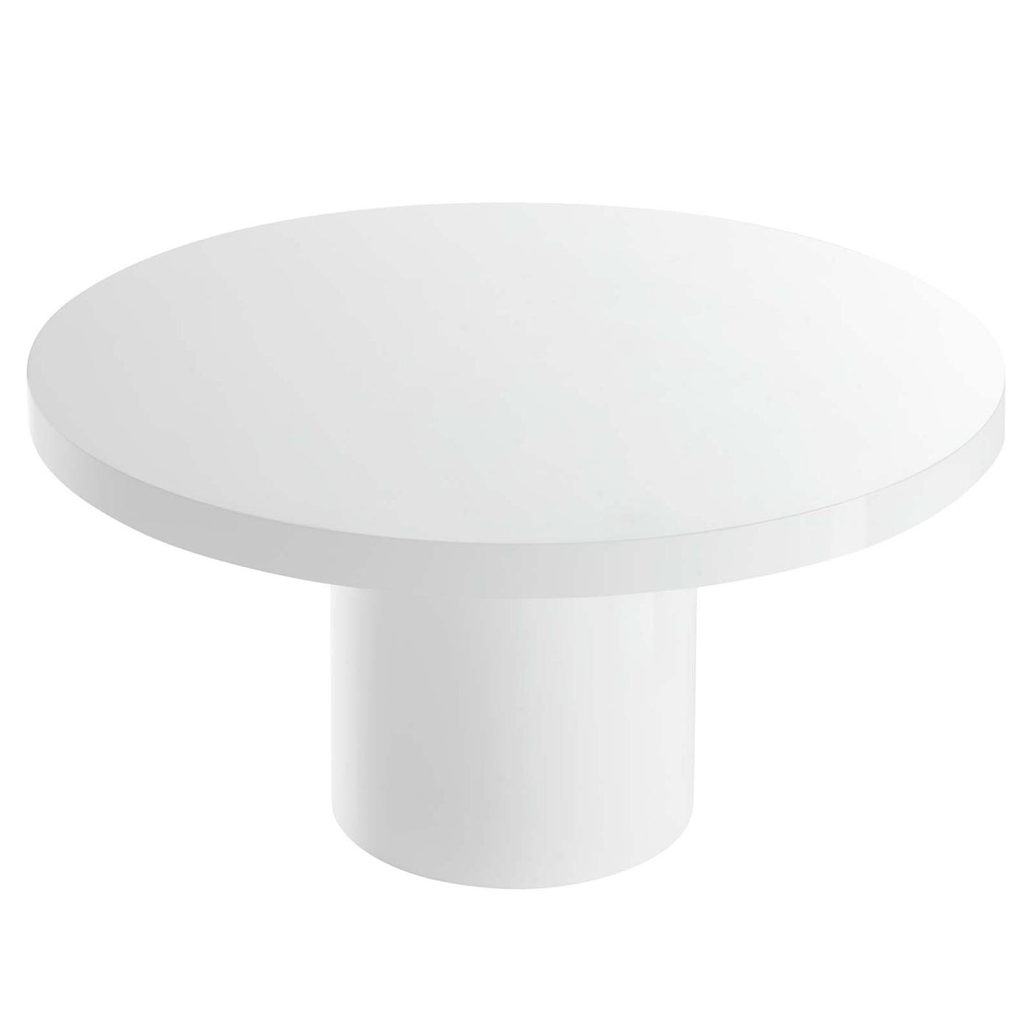Gratify 60" Round Dining Table White EEI-4910-WHI