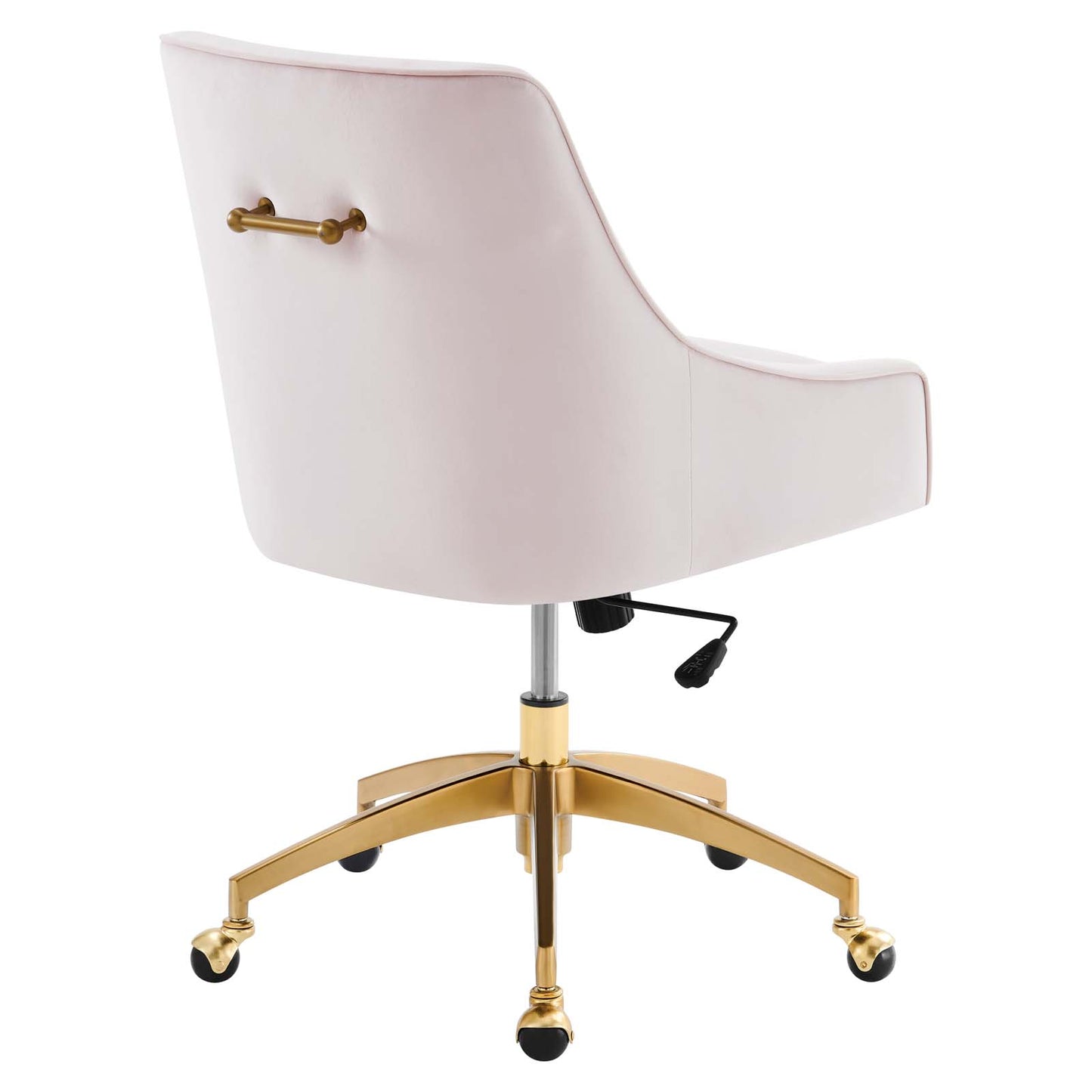Discern Performance Velvet Office Chair Pink EEI-5079-PNK