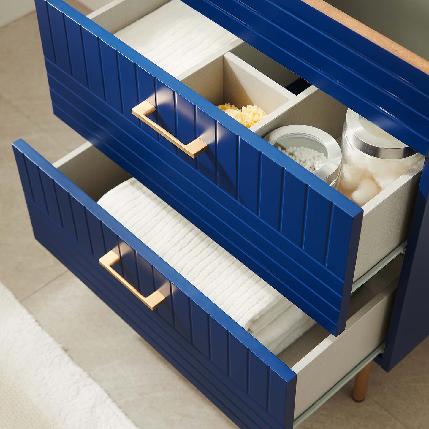 Daybreak 24" Bathroom Vanity Cabinet (Sink Basin Not Included) Blue EEI-5106-BLU