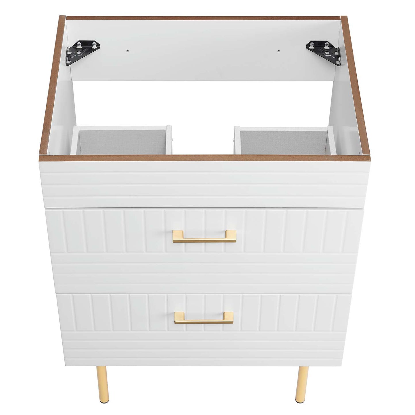 Daybreak 24" Bathroom Vanity Cabinet (Sink Basin Not Included) White EEI-5106-WHI