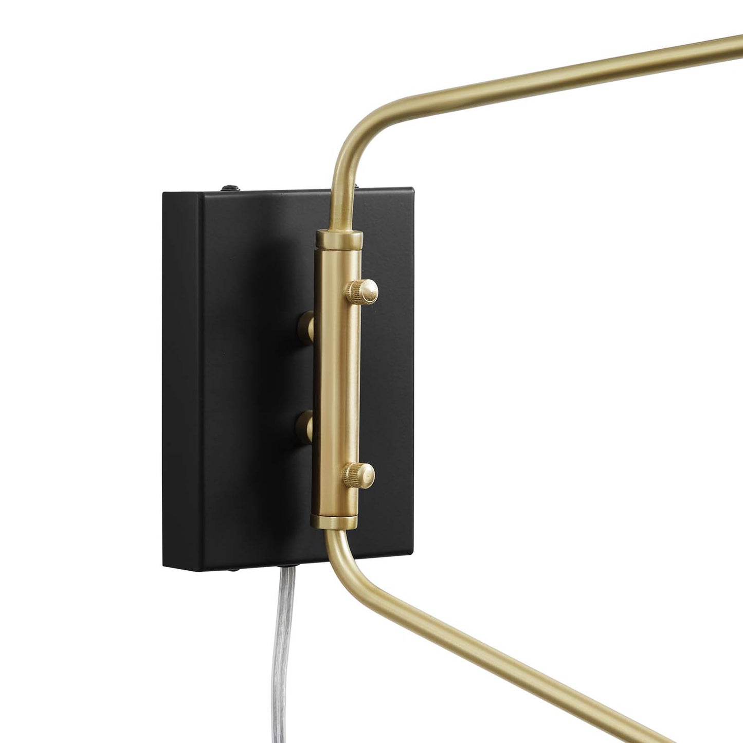 Journey 2-Light Swing Arm Wall Sconce Black