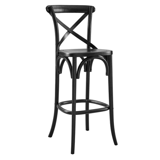 Gear Bar Stool Black