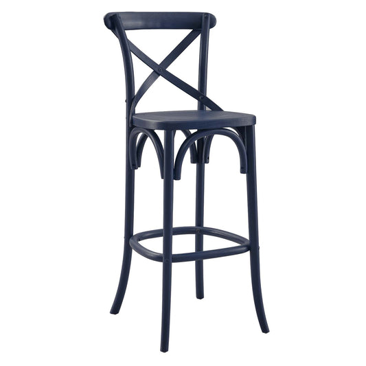 Gear Bar Stool Midnight Blue