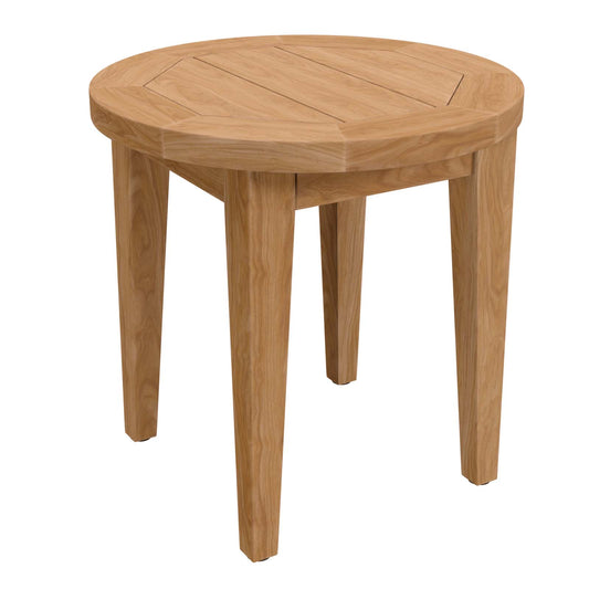 Brisbane Teak Wood Outdoor Patio Side Table Natural