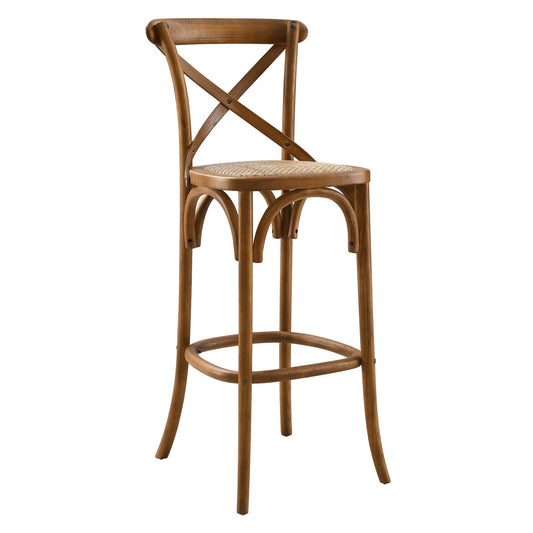Gear Bar Stool Walnut