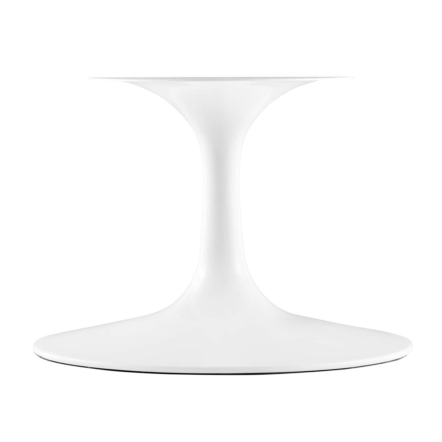 Lippa 36" Round Terrazzo Coffee Table White White EEI-5719-WHI-WHI